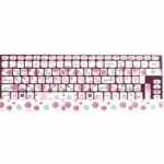 برچسب حروف فارسی و انگلیسی کیبورد طرح آبنباتی