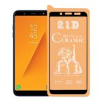 محافظ صفحه نمایش سرامیکی مات Samsung A6 2018 - Full Cover - مشکی (بدون پک)