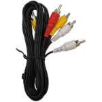 کابل سه فیش ( RCA ) صوت و تصویر 3متری