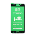 محافظ صفحه نمایش سرامیکی شفاف Samsung J7 Prime - Full Cover - مشکی (بدون پک)