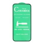 محافظ صفحه نمایش سرامیکی مات iPhone 12 Mini - Full Cover - مشکی (بدون پک)