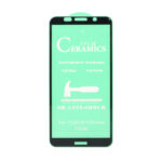 محافظ صفحه نمایش سرامیکی شفاف Huawei Y5 2018 / Y5 Lite / Y5 Prime - Full Cover - مشکی (بدون پک)