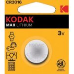 باتری سکه ای کداک مدل MAX LITHIUM CR 2016