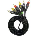 کابل 3 به 3 RCA  طول 1.5 متر رنگ سرمه ای