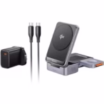 استند و شارژر وایرلس چندکاره مگنتی مک دودو CH-5192 Qi2 با امکان شارژ اپل واچ