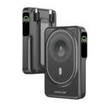 پاوربانک 10000 هزار  شارژر بیسیم 15 وات مگ ویژن گرین Green Lione Mag Vision