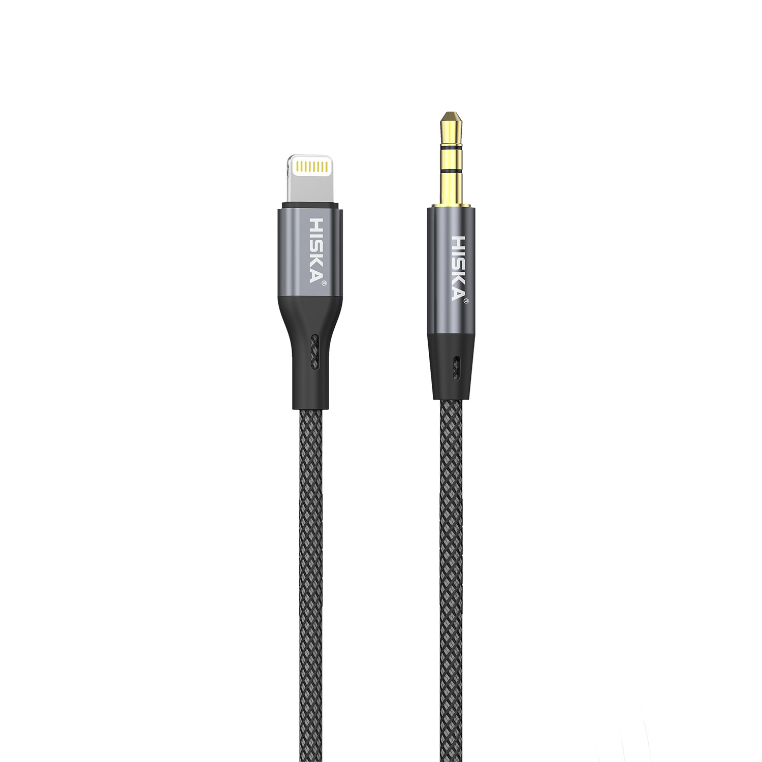 HISKAAUX-CableW46DKP کابل تبدیل AUX به لایتنینگ هیسکا مدل W46