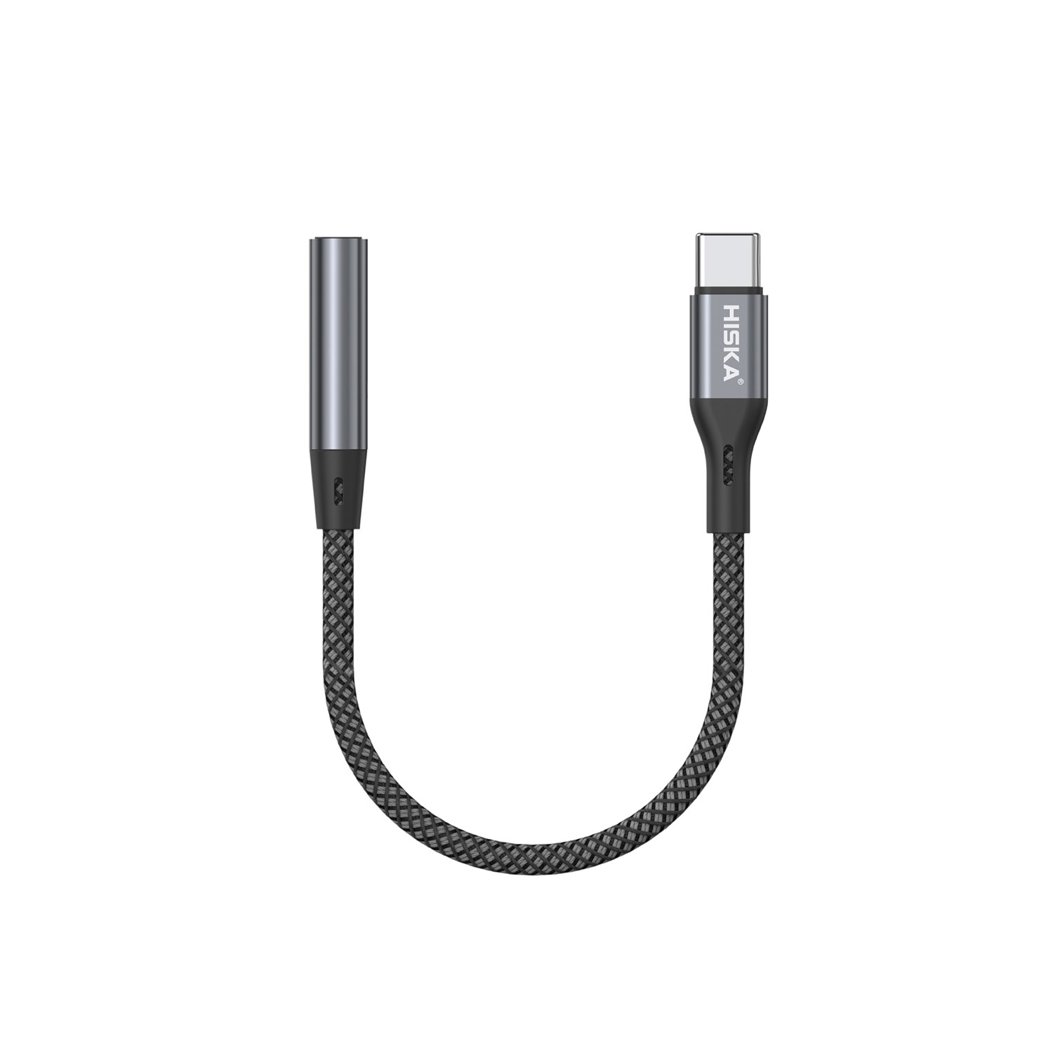 HISKAAUX-CableW47DKP کابل تبدیل تایپ سی به AUX هیسکا مدل W47