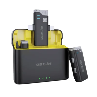 میکروفون ۲ در ۱ گرین لاین ۳۶۰ USB-C لایتنینگ و آیفونی Green Lion