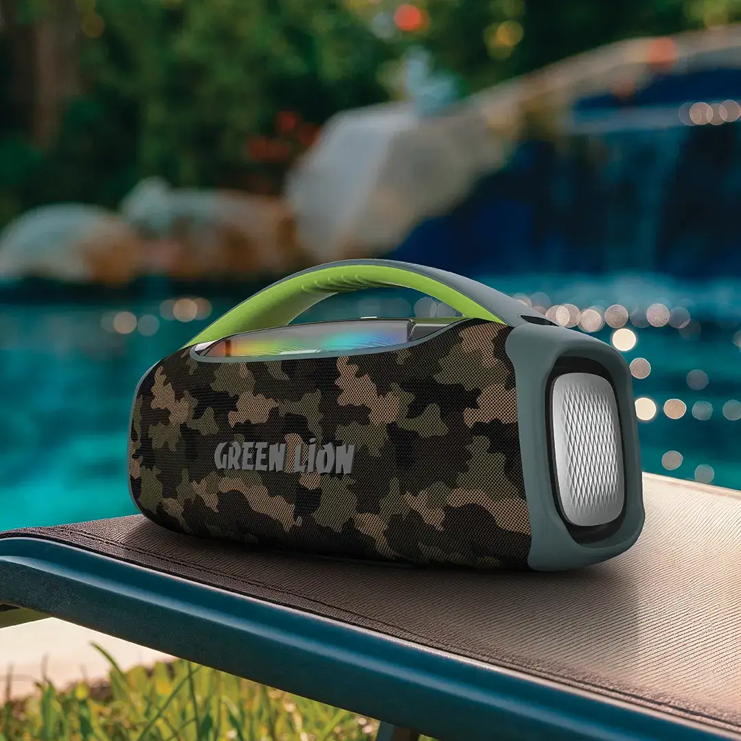 Green Lion Beam Pro Portable Speaker with Microphone 120W (5)