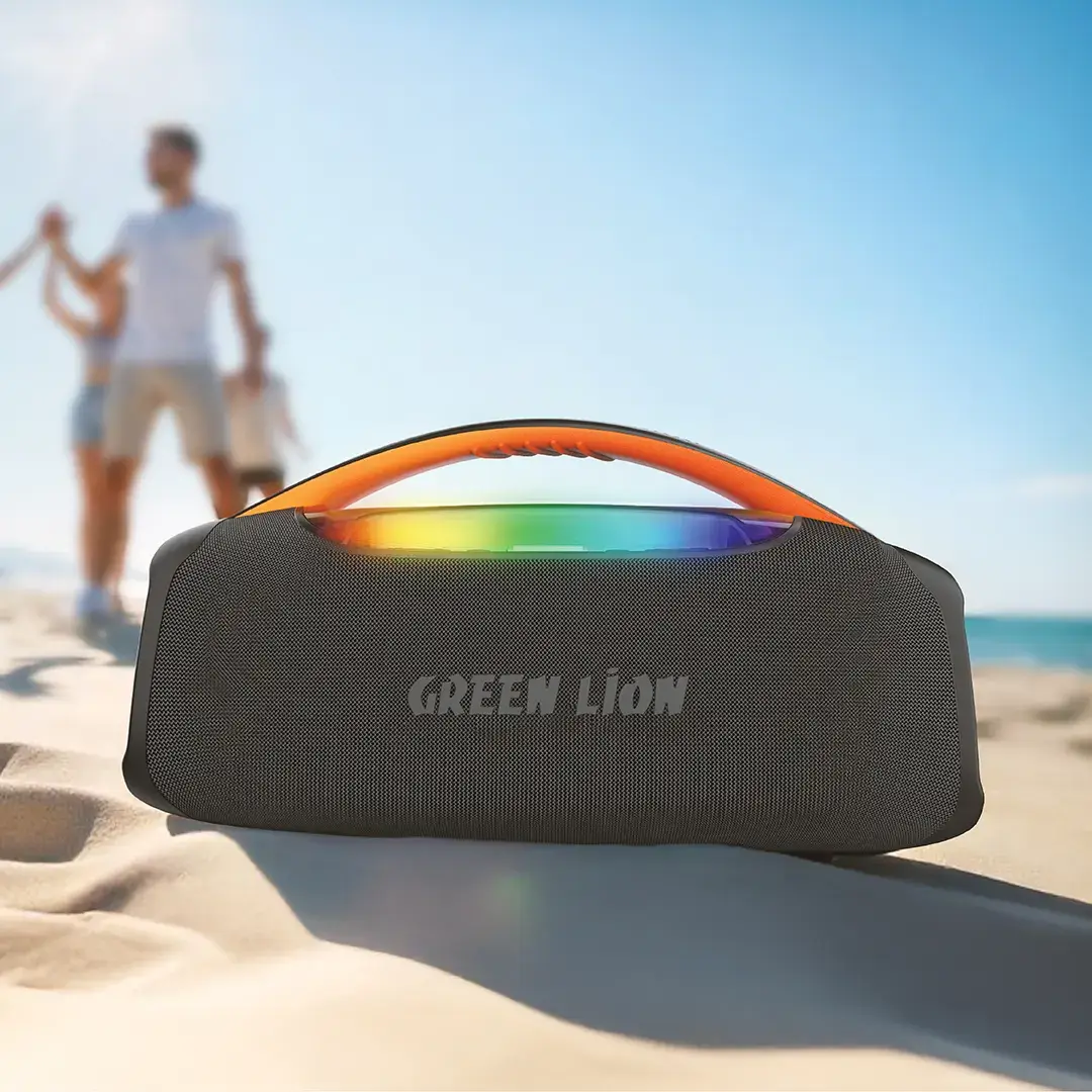 Green Lion Beam Pro Portable Speaker with Microphone 120W (6)