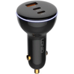 شارژر فندکی الدینیو LDNIO C102 توان 160 وات همراه با کابل