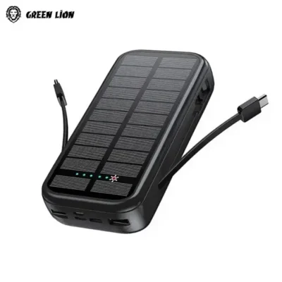 پاوربانک پنل خورشیدی 20 وات گرین لاین مدل  Green Lion Solar 2 20000mAh