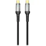 کابل شارژر 60 وات تایپ سی به تایپ سی گرین لاین Green Lion Transparent