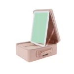 کیف لوازم آرایشی رینگ لایت دار گرین لاین مدل Green Lion Travel Makeup Bag with Lighted Mirror