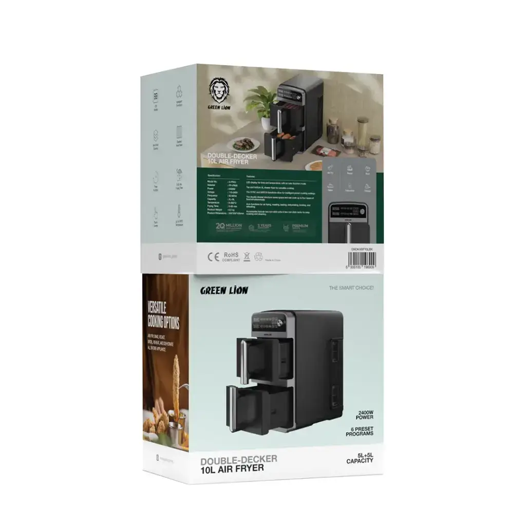 Green-Lion-10L-Double-Decker-Air-Fryer-Black-1