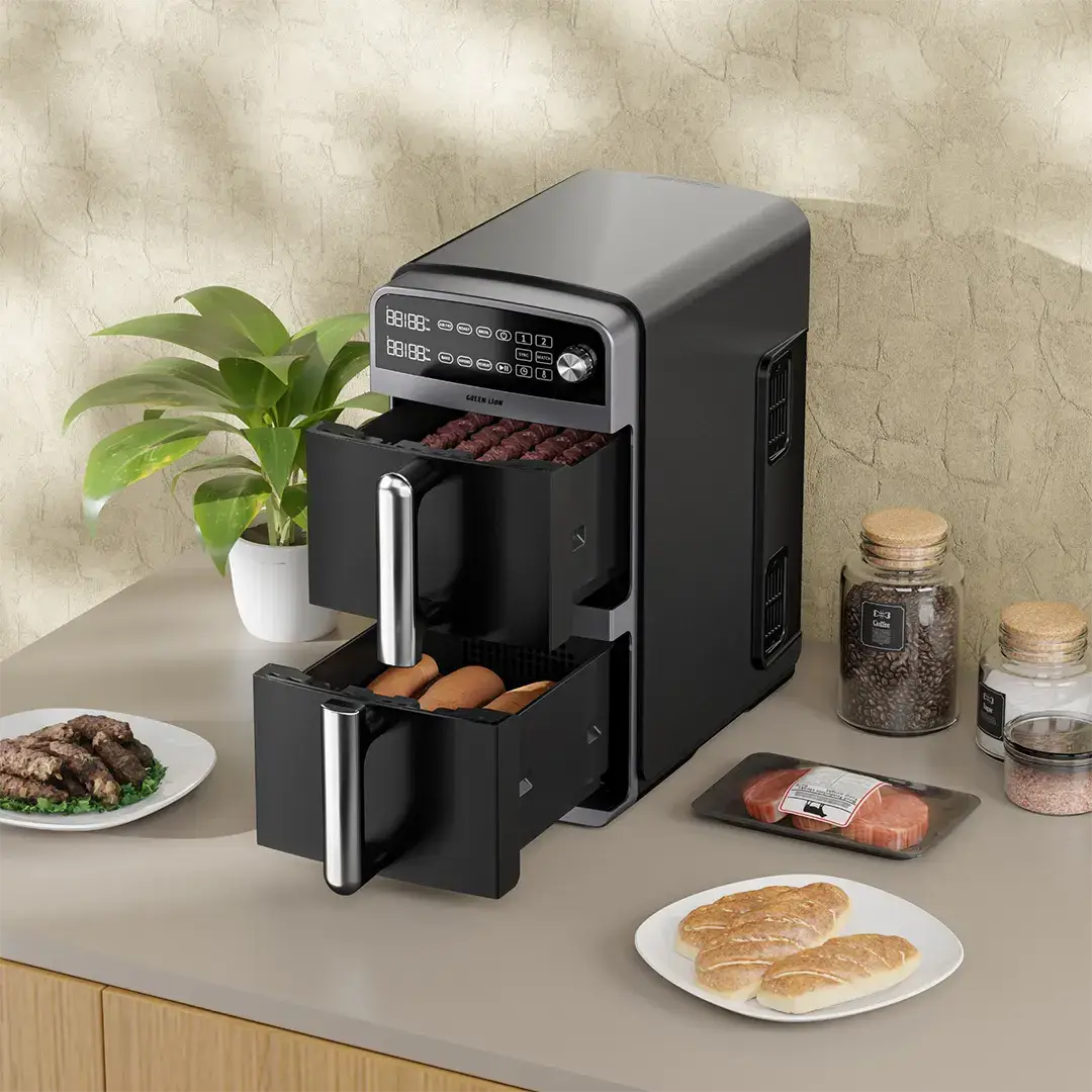 Green-Lion-10L-Double-Decker-Air-Fryer-Black-4