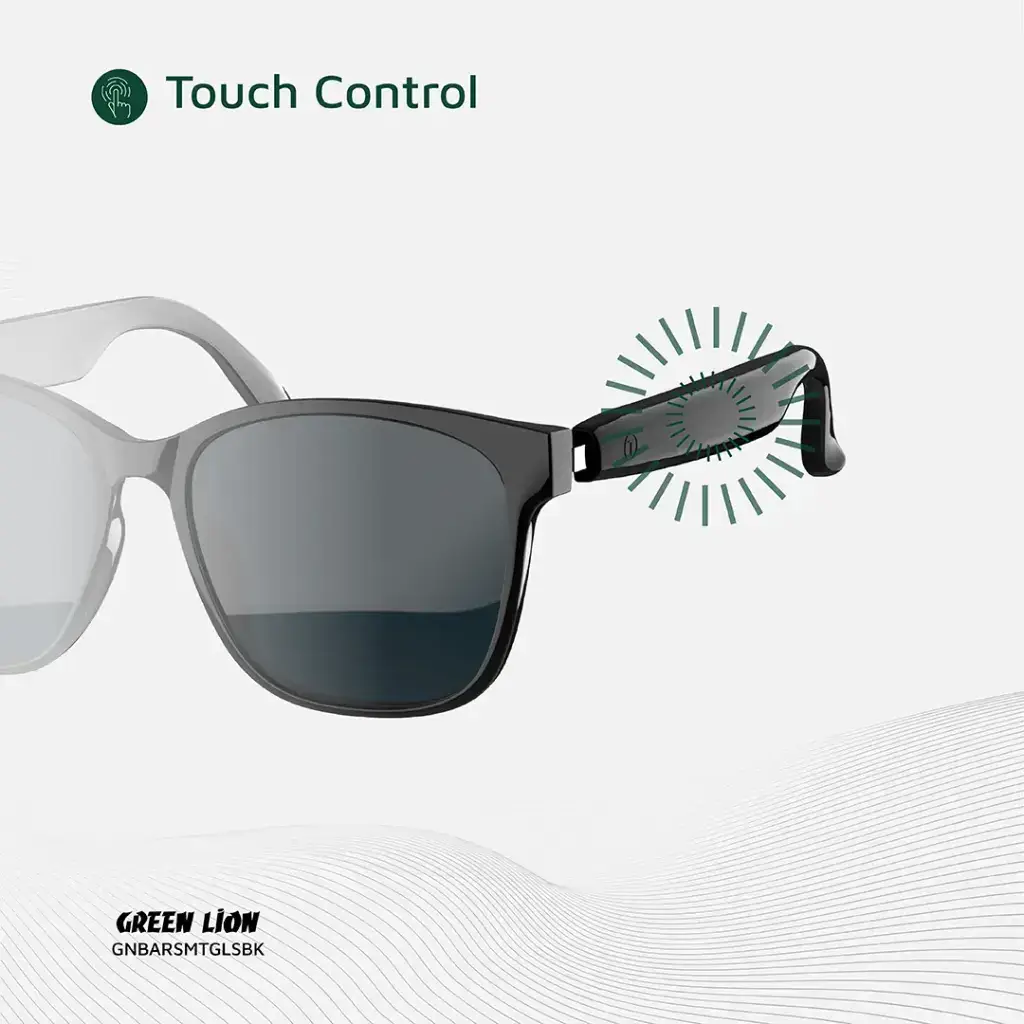 Green Lion Barcelona Smart Glasses - Black (1)