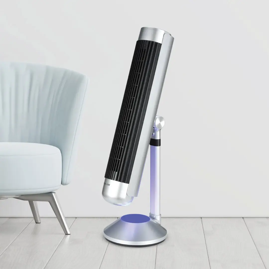 Green Lion Breeze Tower Fan - Silver (4)