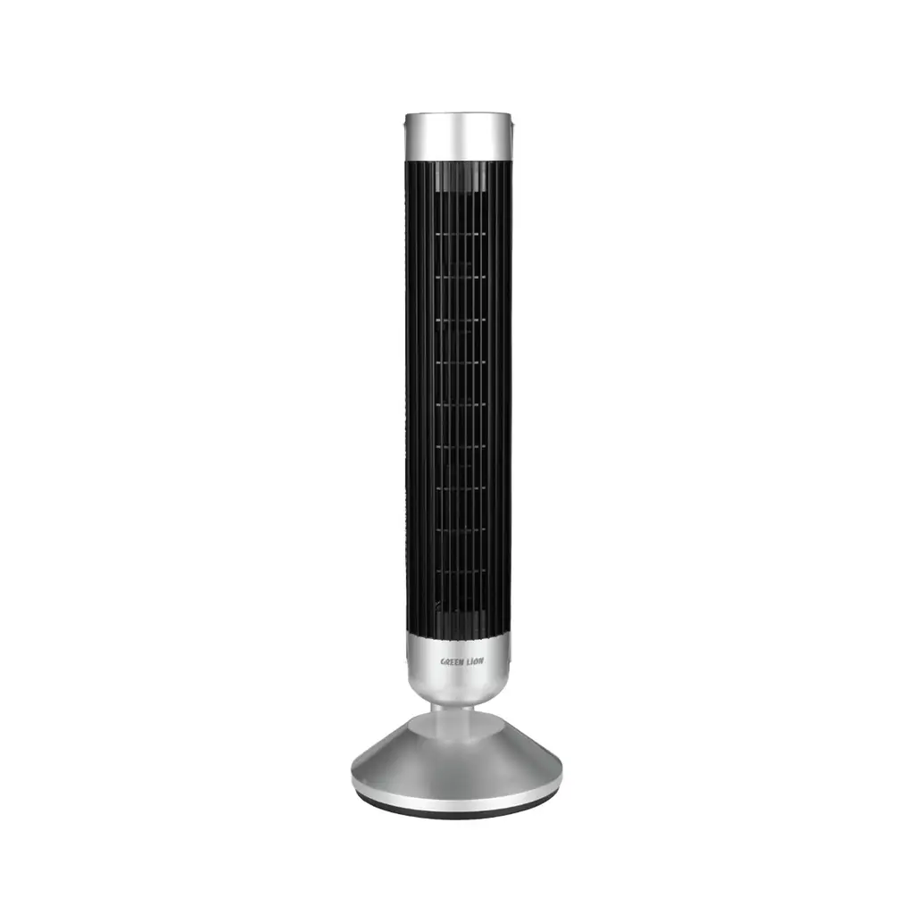 Green Lion Breeze Tower Fan - Silver