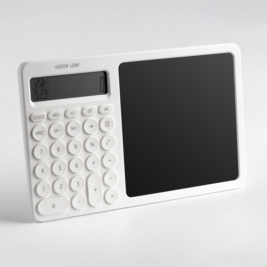 Green Lion CalcWrite Pro Calculator-Writing Pad Combo - White (1)