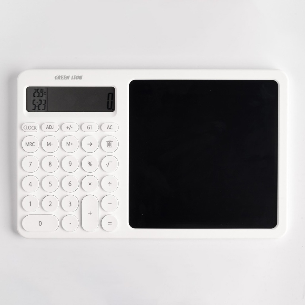Green Lion CalcWrite Pro Calculator-Writing Pad Combo - White (2)
