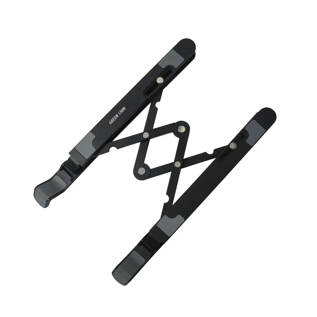 Green Lion Foldable Laptop Stand 7 Tilts - Black (3)