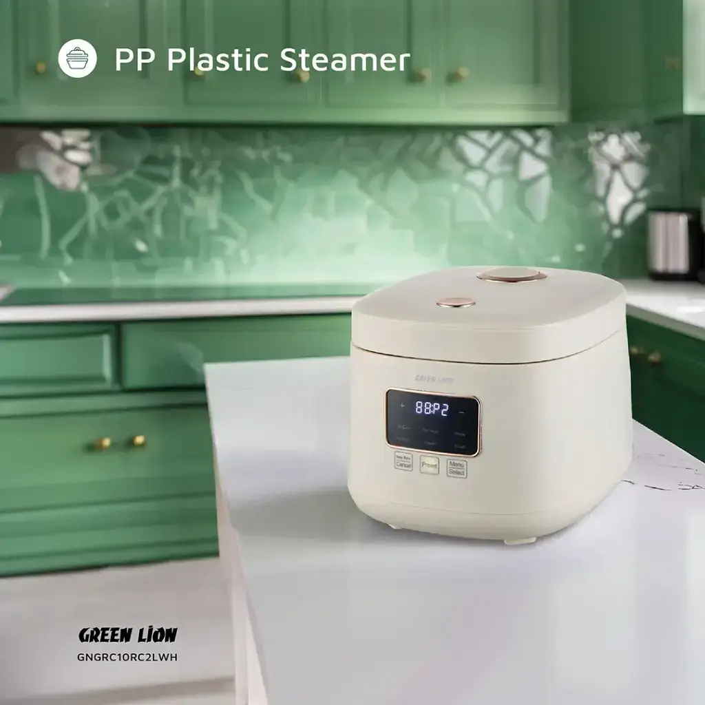 Green Lion GRC-10 Digital Rice Cooker 2L - White (3)