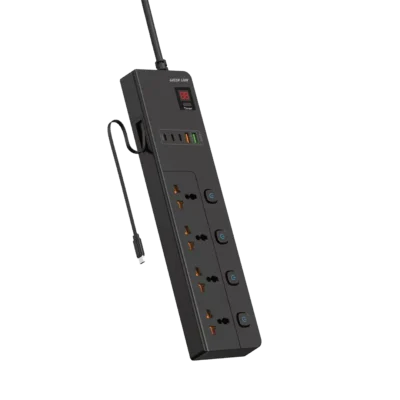 چندراهی و محافظ برق 3500W گرین لاین مدل GS-800 به طول 2 متر
