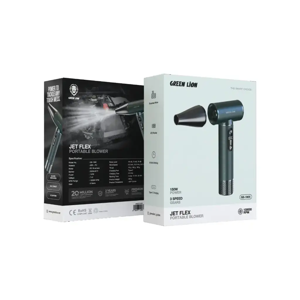 Green Lion Jet Flex Portable Blower - Green