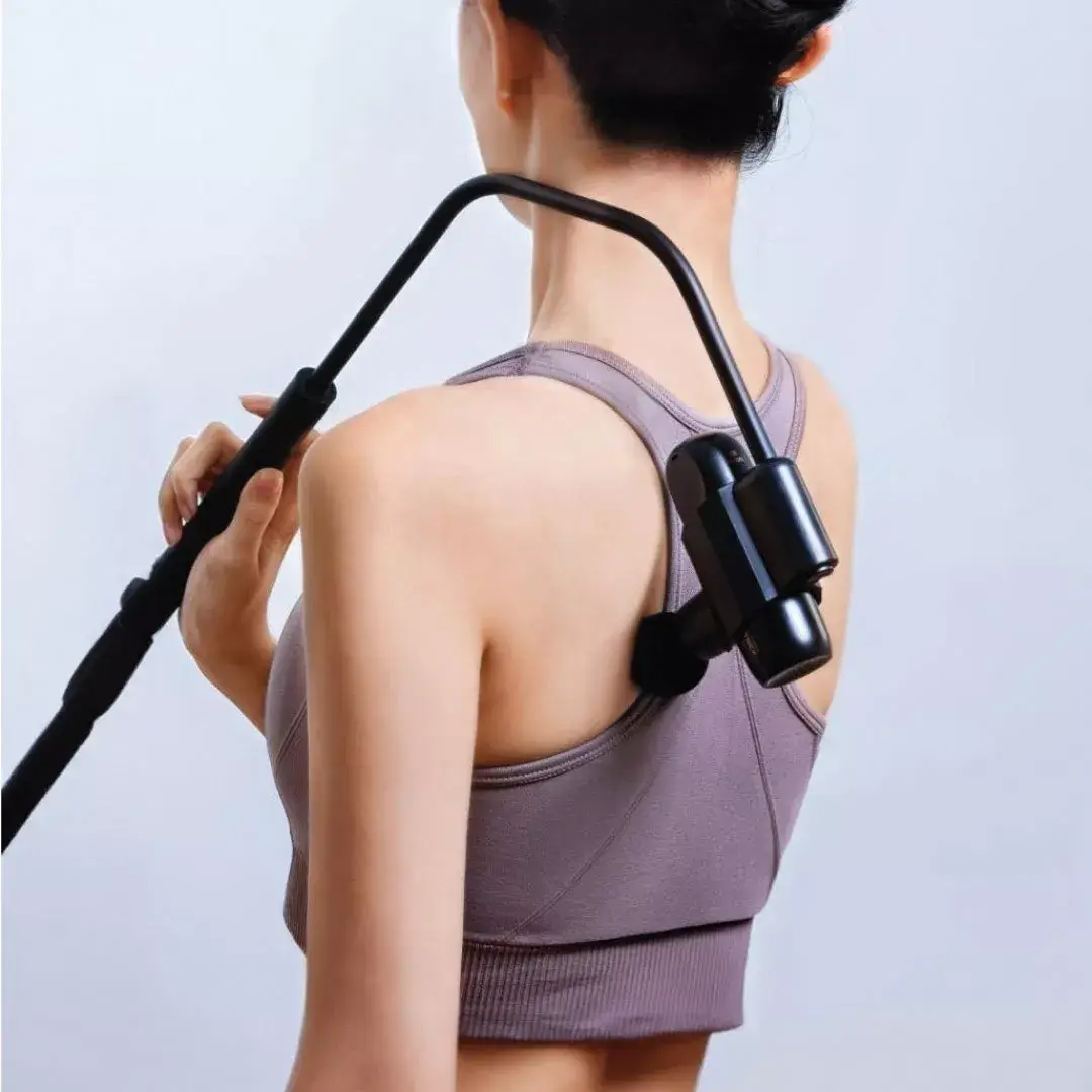 Green-Lion-Long-Handle-Massage-Gun-1