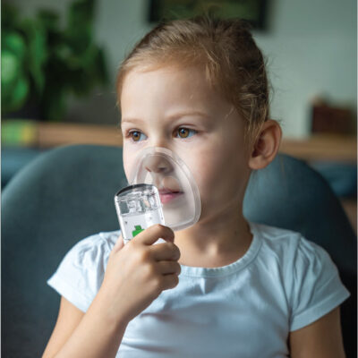 نبولایزر پرتابل گرین لاین قابل شارژ مناسب درمان آسم Green Lion Portable Nebulizer