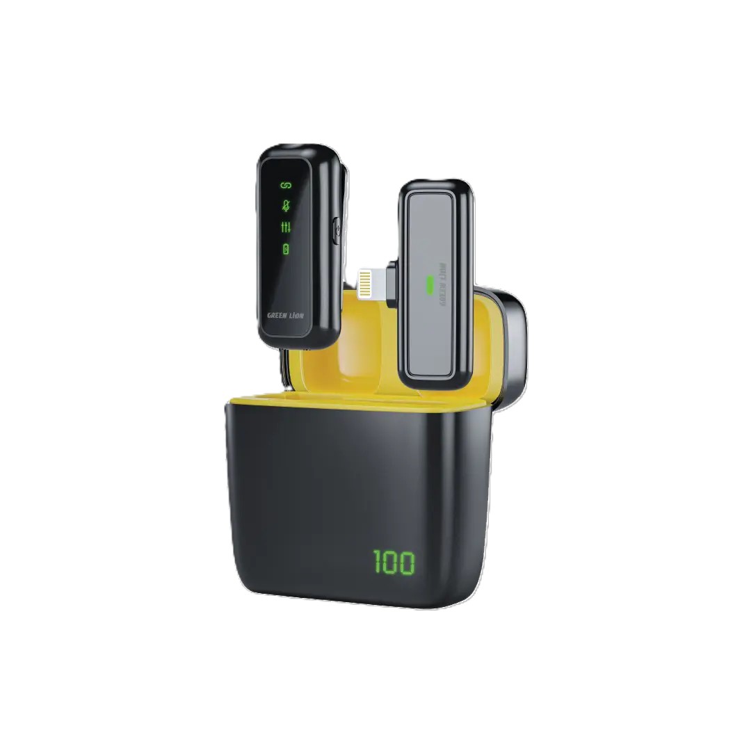 Green Lion SX5 Microphone for Type-C _ Lightning - Black