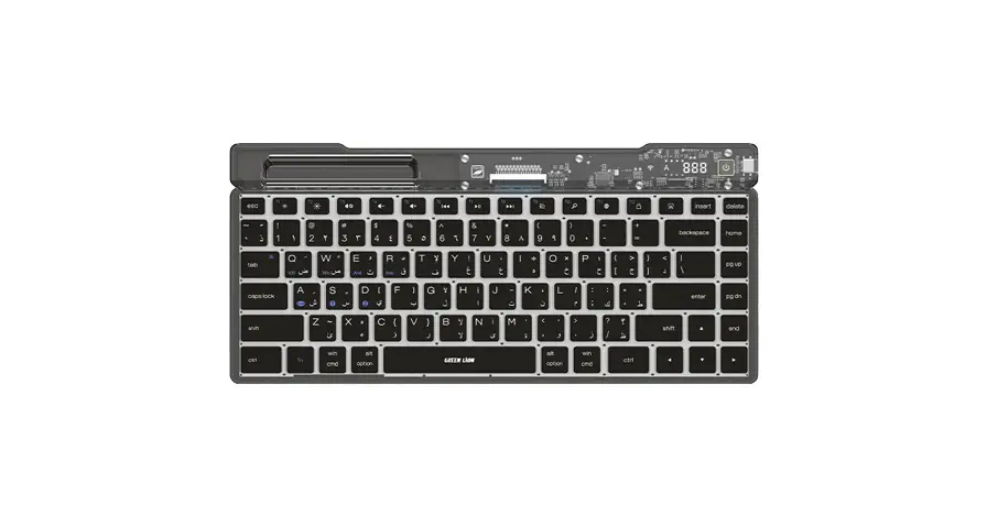 Green Lion Transparent Keyboard Scissor Foot Structure - Black (2)