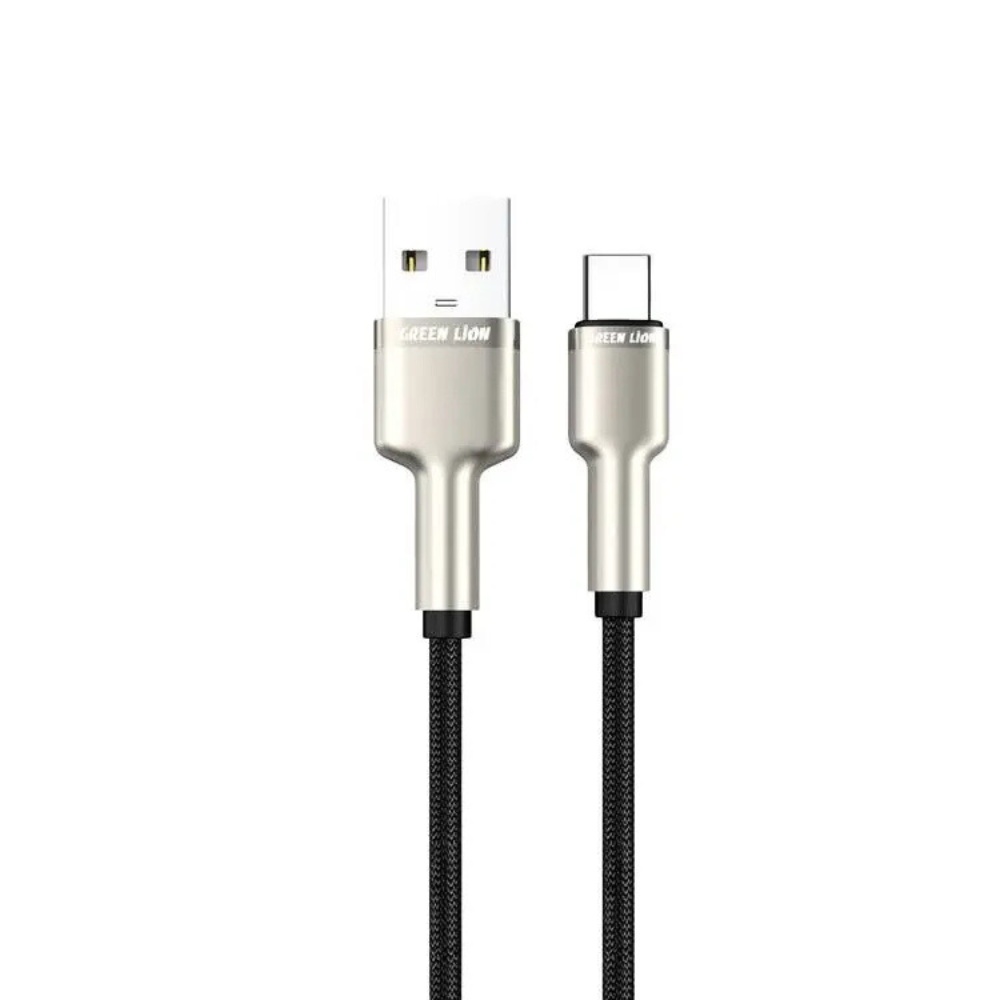 Green-Lion-USB-A-to-USB-C-Braided-Zinc-Alloy-Cable-18W-1