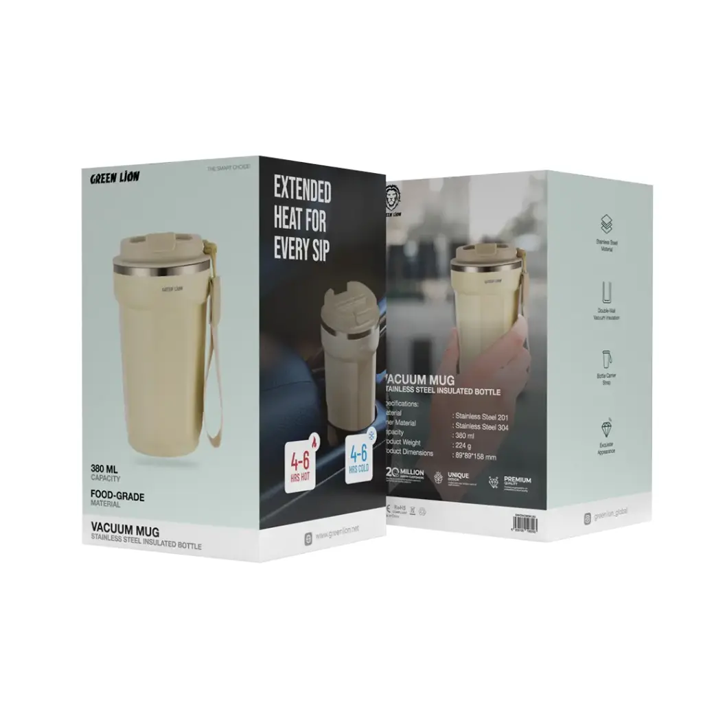 Green Lion Vacuum Mug 380mL (1)
