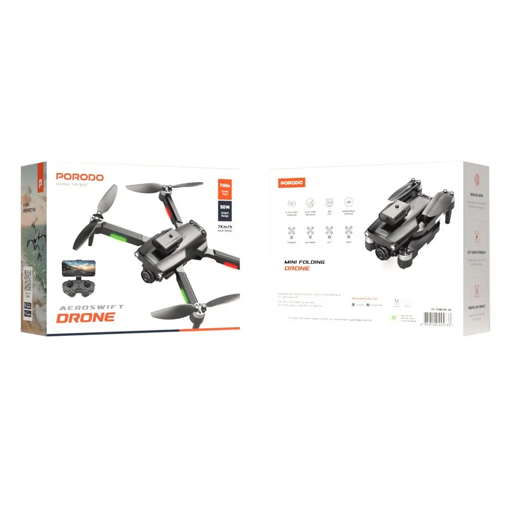 Porodo Aeroswift Drone - Black (1)
