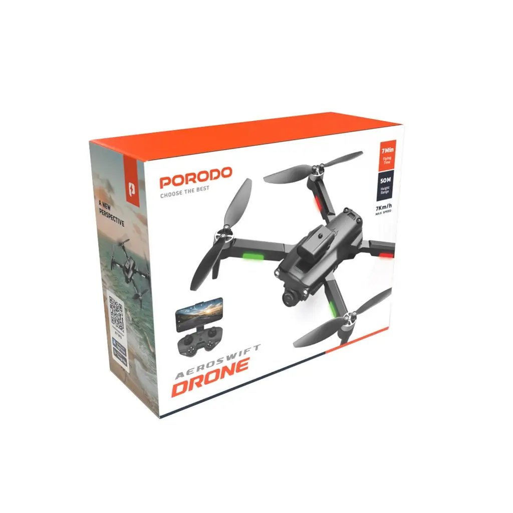 Porodo Aeroswift Drone - Black (2)