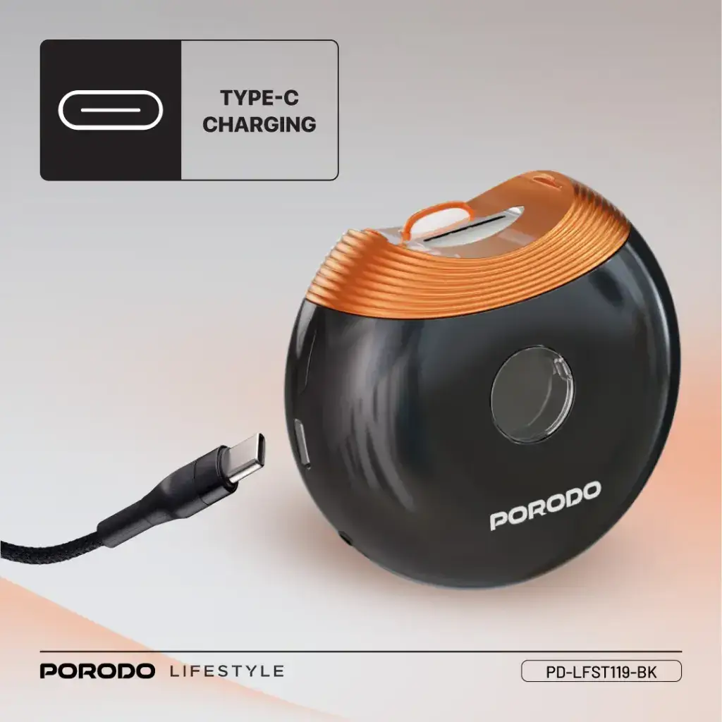 Porodo Lifestyle All-In-One Nail Trimmer Set - Black (1)