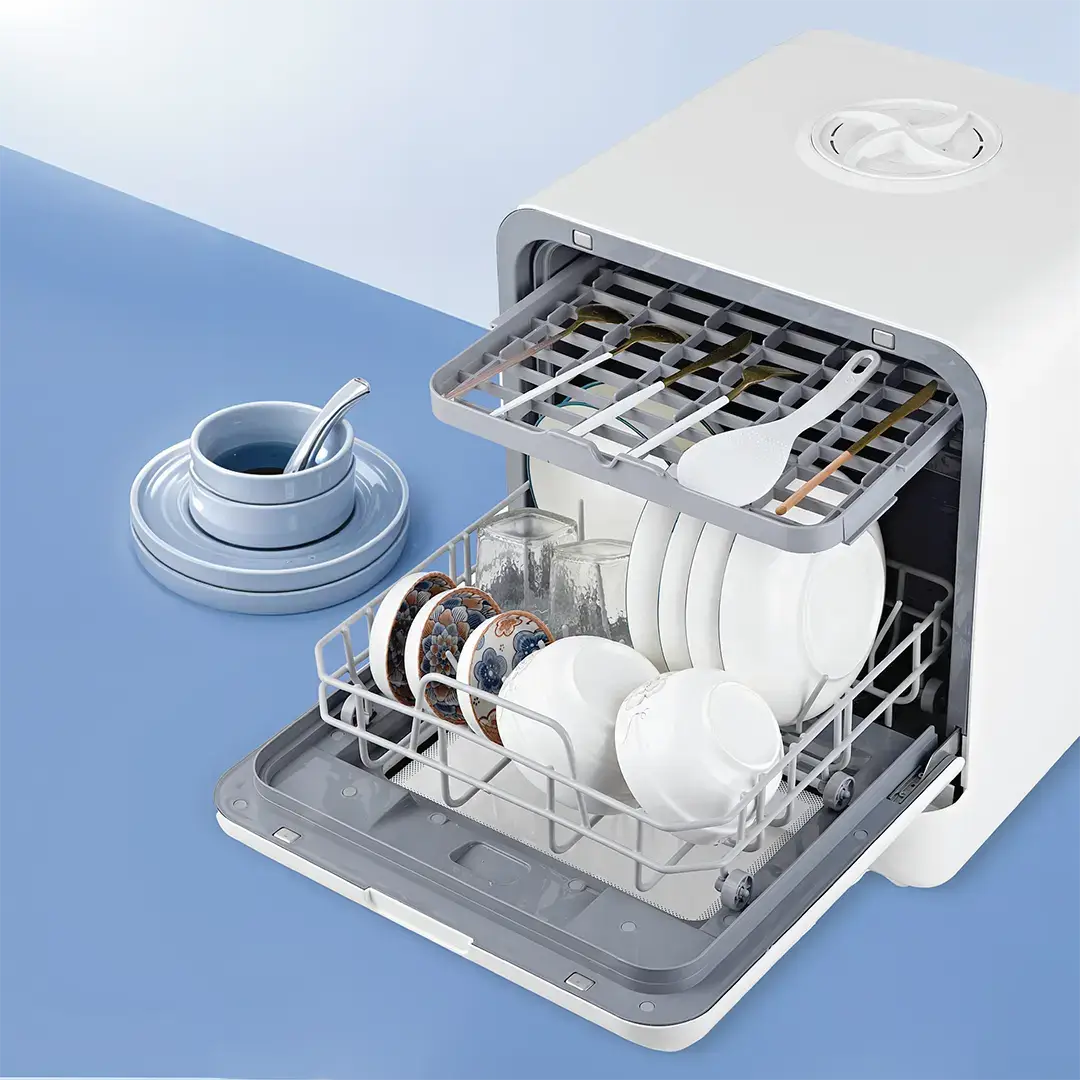Porodo Lifestyle Counter-Top Dishwasher - White (13)