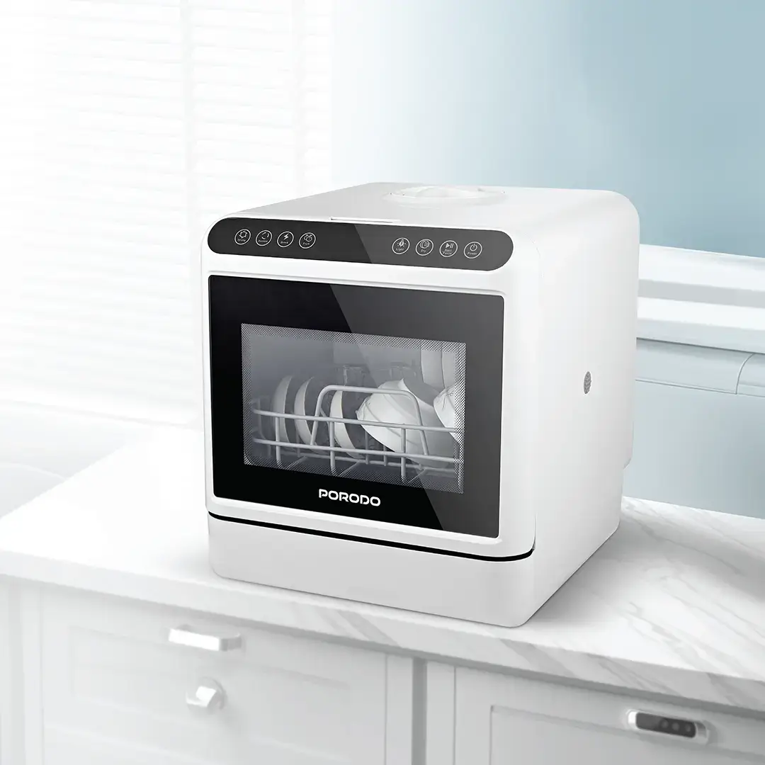 Porodo Lifestyle Counter-Top Dishwasher - White (14)