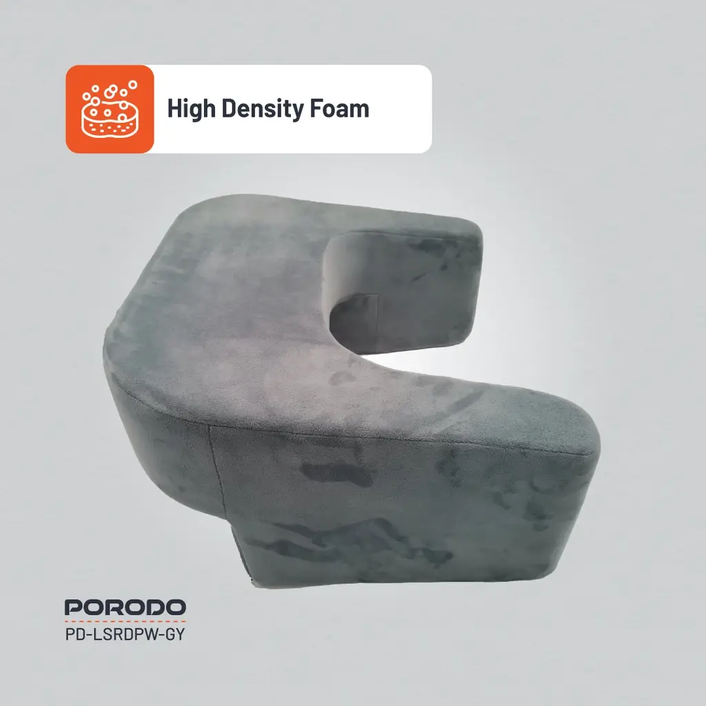 Porodo Lifestyle Lap Desk Pillow - Grey (3)