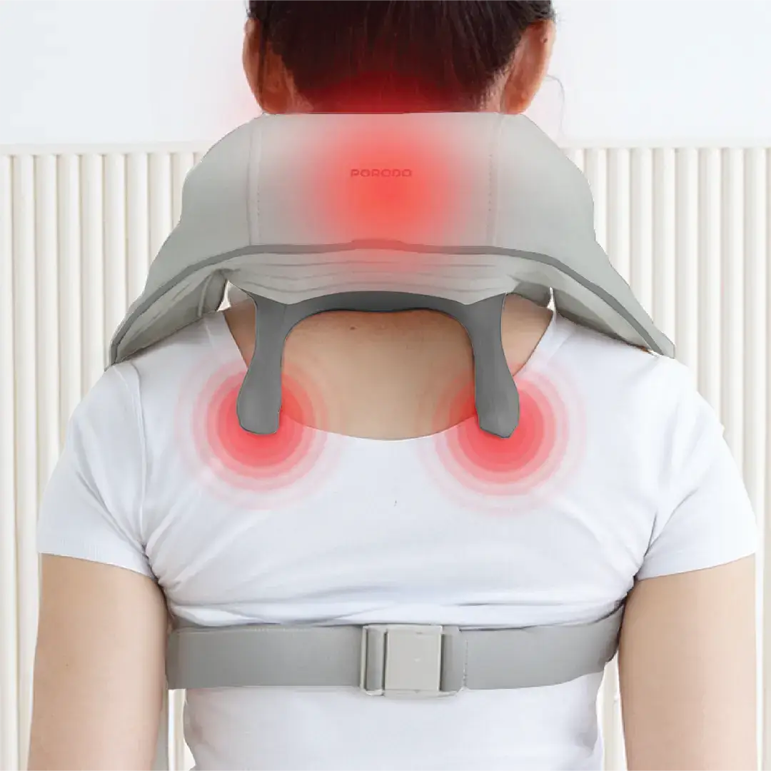 Porodo Lifestyle Neck & Shoulder Massager - Gray (3)