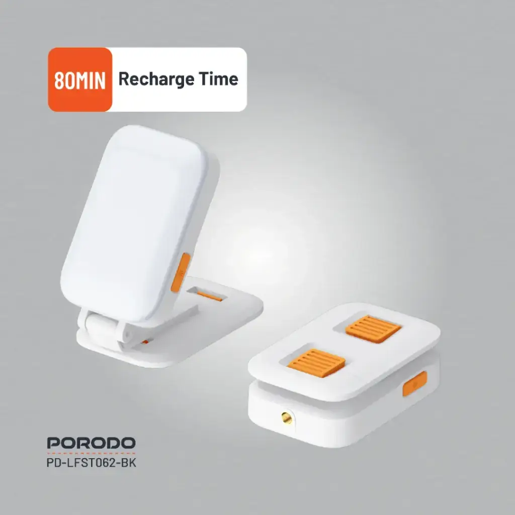 Porodo Lifestyle Phone Stand Fill Light - Black (5)