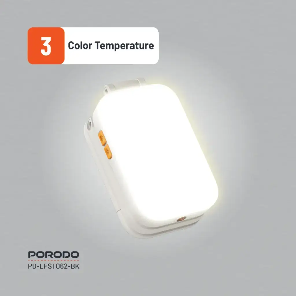 Porodo Lifestyle Phone Stand Fill Light - Black (6)