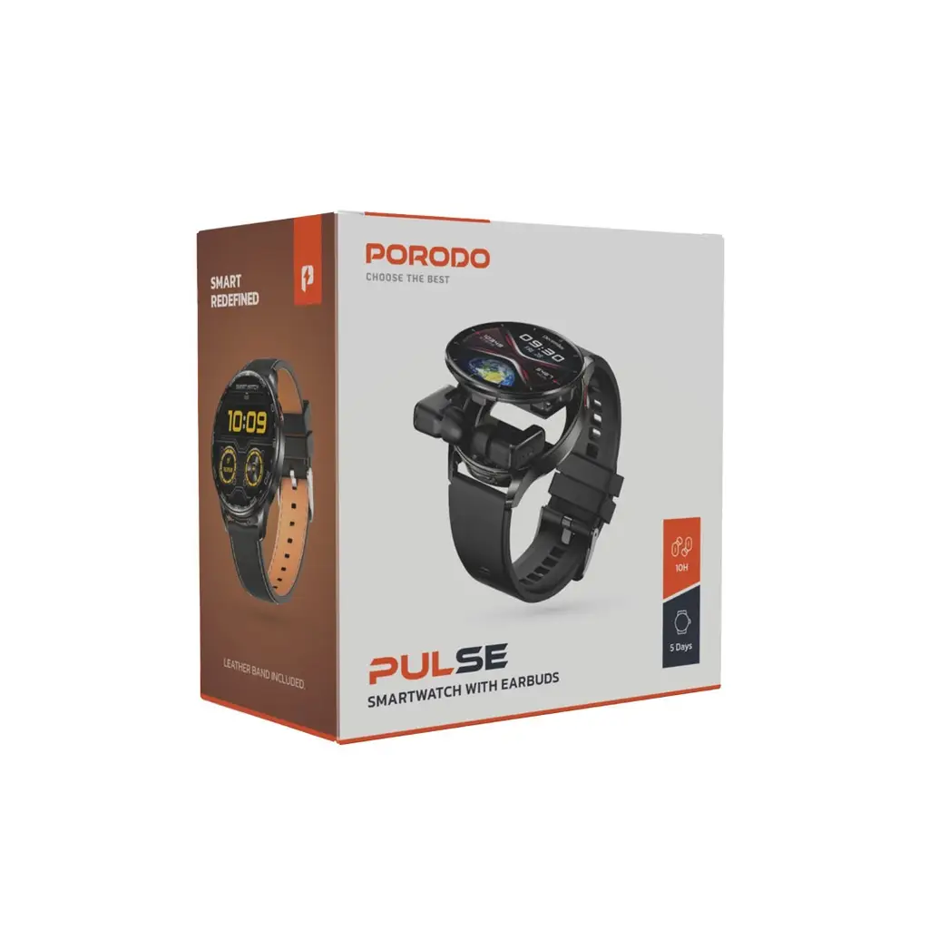 Porodo Pulse Smartwatch With Earbuds (1)
