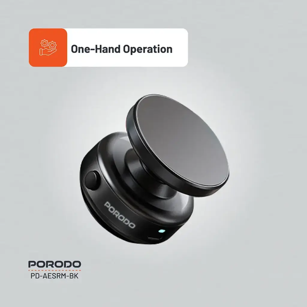 Porodo Vacuseal Magsafe Magnetic Mount - Black (3)