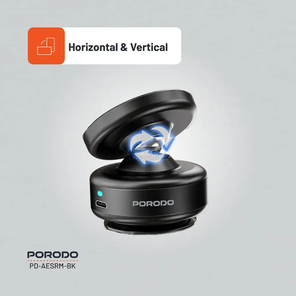 Porodo Vacuseal Magsafe Magnetic Mount - Black (4)