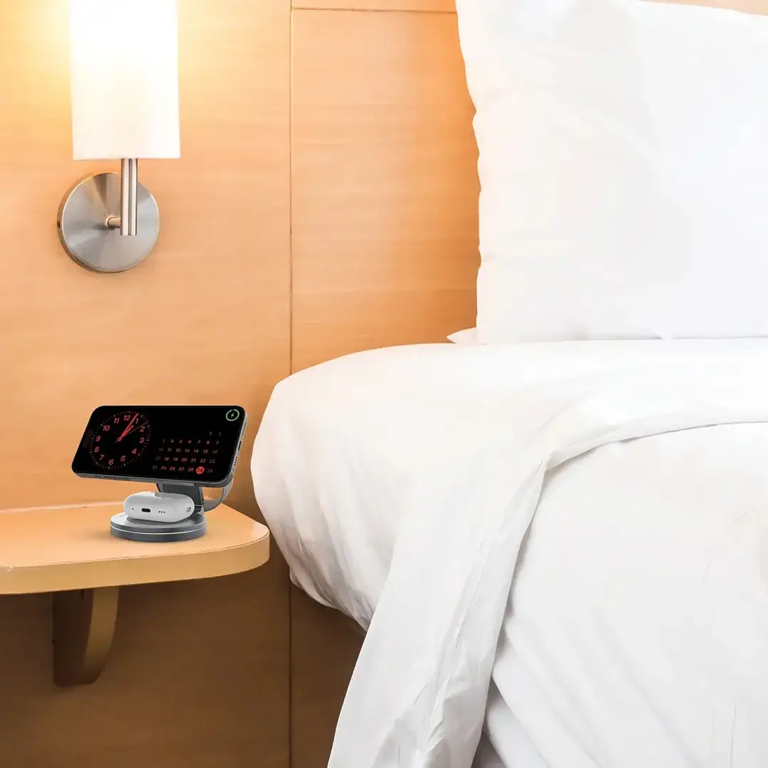 PorodoRotatingBaseThree-DeviceWirelessCharger-Gray_9_1200x1200