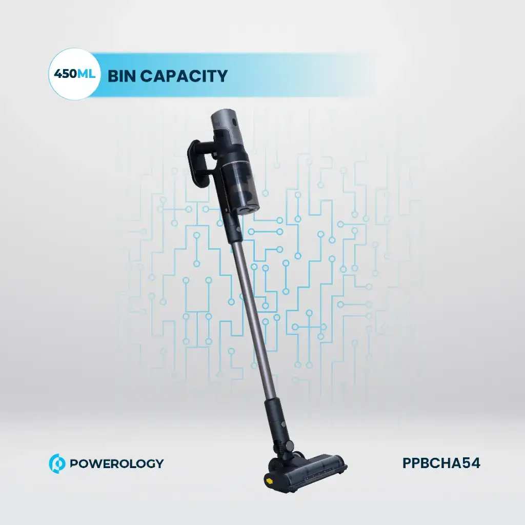 Powerology Cordless Vacuum Auto-Disposal Charging - Black (4)